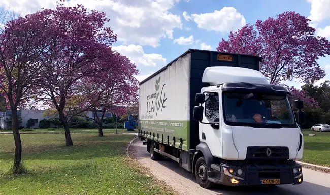 משאית של המשתלה